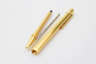 Authentic Cartier Ballpoint Pen with a Leather Case 323931 5