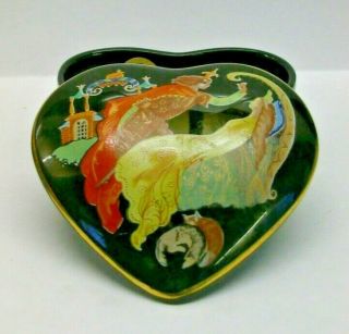 Franklin - - The Sleeping Beauty - - Fine Porcelain Music Box Made In 1988