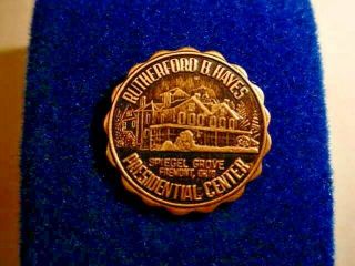 Vintage Rutherford B Hayes Presidential Center Lapel Pin/hat Pin S6