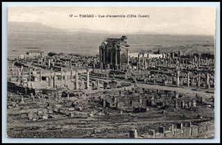 Algeria Postcard - Timgad,  Overview (g1)