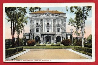 Residence Of John D.  Rockefeller,  Pocantico Hills,  York Postcard