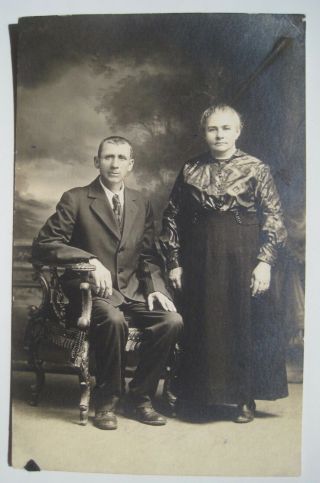 Couple Old 1920s Rppc Postcard; Paulina Klooz Name; Possibly Pauline,  Eureka Sd