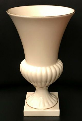 Lenox Urn Or Vase With Gold Trim