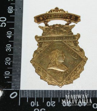 Queen Victoria,  60 Years Reign Souvenir Medallion (usa Made) (inv16935)