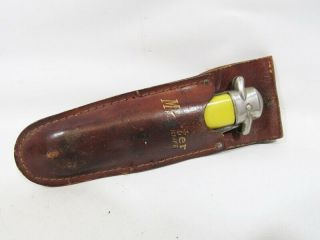 Rare Colonial Shur - Snap Jumbo Jack With Fish Scaler & Leather Holder
