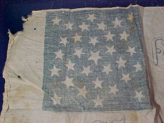 Orig 1856 JOHN C FREMONT US Presidential POLITICAL CAMPAIGN BANNER Cloth FLAG 2