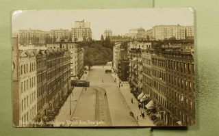 Dr Who 1911 York 116th Street Postcard Rppc Real Photo E25601