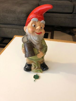 Vintage Heissner Drinking Gnome Figure No.  917 West Germany