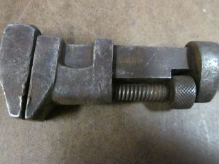 Antique Plumbers Pipe Wrench S and W Cleveland Ohio 6 1/2 inches 4