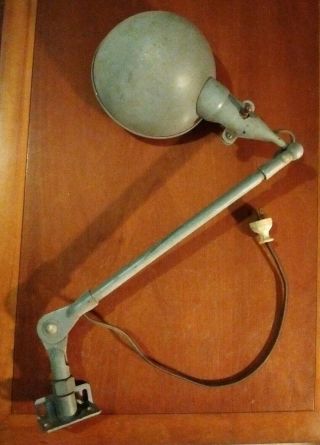 Vintage Industrial Articulated Work Lamp Light Drafting Table Machine Steampunk 2