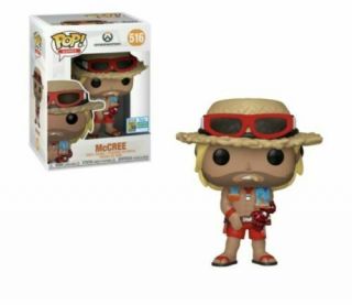 Sdcc 2019 Funko Pop Games: Overwatch - Mccree Official Comic Con Sticker 516