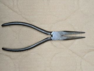 Vintage Snap On No 96 Needle Nose Pliers Vacuum Grip Style Handles Usa