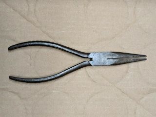 VINTAGE SNAP ON NO 96 NEEDLE NOSE PLIERS VACUUM GRIP STYLE HANDLES USA 4