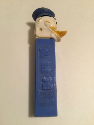 Vintage Walt Disney Pez Donald Duck Candy Dispenser Yugoslavia No Feet