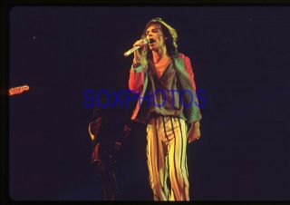 Mg97 - 111 Rolling Stones Mick Jagger Vintage 35mm Color Slide