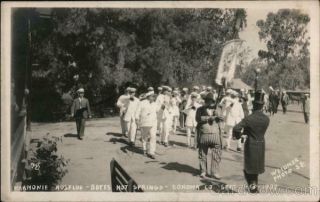 Rppc Boyes Hot Springs,  Ca Harmonie Ausflug - September 1909 Sonoma County Postcard