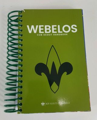 Cub Scout Webelos Handbook Spiral Bound 2018 Bsa