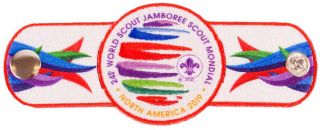 24th World Boy Scout 2019 Jamboree Neckerchief Slide Woggle Patch Badge Bsa