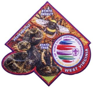 2019 World Boy Scout Jamboree Patch Badge Bsa Usa Contingent Merit Emblem Wsj