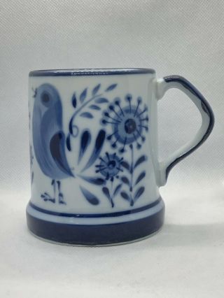 Nordic Hand Painted Coffee Mug Designed By C.  J.  Peterson Made In Japan