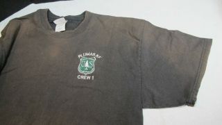 U.  S.  Forest Service Embroidered Plumas Nf Crew 1 Firefighting Embroidery Size L