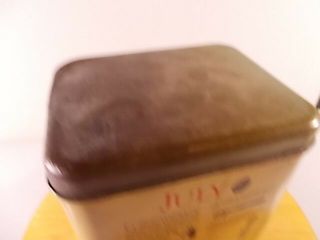 Vintage Old Farmer ' s Almanac Tin Canister Container 9 