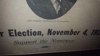 political campaign scarce 1924 John W Davis Charles Bryan multicandidate poster 2