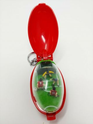 Takara Pocket Soccer Goal Keychain Vintage 1993