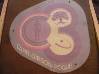 Official Mission Plaque One of a Kind Removed from NASA Facility Skylab - 4 2