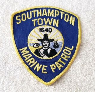 York Southampton Town Police Marine Patrol Patch