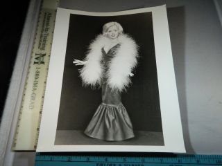Rare Vtg Period Marilyn Monroe Type Barbie Doll / Statue Photo Still
