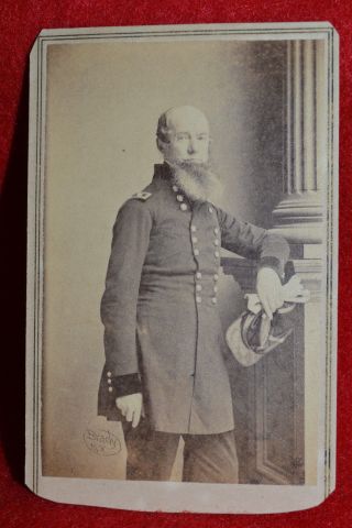 Cdv Union Major General Charles C.  Sandford 1860 