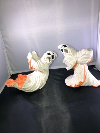 Fitz And Floyd Two Ghost Candle Holders