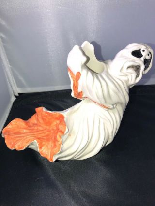 Fitz and Floyd Two Ghost Candle Holders 3