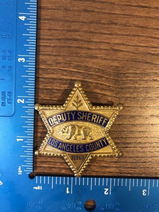 Los Angeles County Sheriff Pinback S1967 Circa 1930’s
