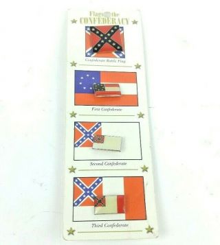 Flags Of The Confederacy Pin 