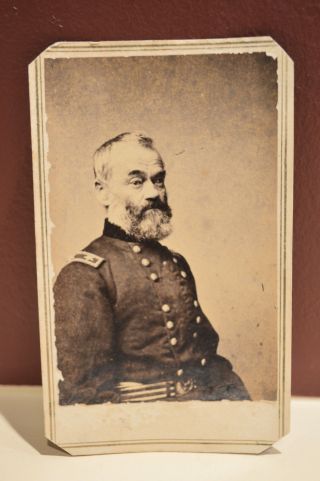 Cdv Union Major General Samuel P.  Heintzelman From Brady 