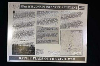 Battle Flags of the Civil War 15th Wisconsin Infantry Regiment 2