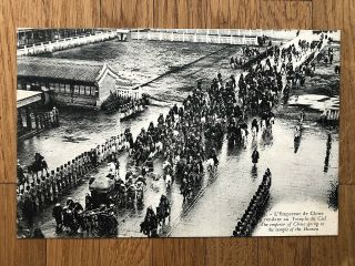 China Old Postcard The Emperor Of China Going To The Temple Of The Heaven 1908
