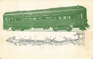 Buffalo Ny " Grape Belt " Trolley Service Buffalo & Lake Erie Traction Co Postcard
