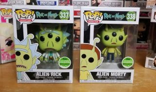 Funko Pop Animation Alien Rick And Morty 2018 Convention Exclusive