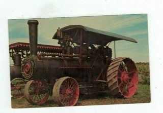 Vintage Post Card Steam Tractor Eclipse By Frick Co.  In Waynesboro Pa