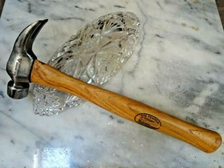 Vintage Hart Trimmer Claw Hammer W/original Hickory Handle Finish