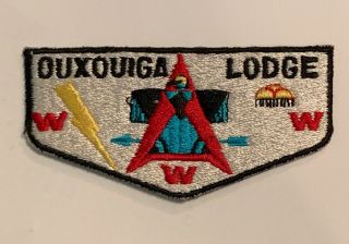 Order Of The Arrow Ouxouiga Lodge 264 S1 Rare Flap
