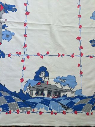 A Lovely Vintage Tablecloth By Startex 7
