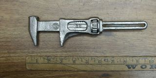Antique International Harvester 2e Adjustable Wrench,  9 - 1/4 ",  1 - 1/2 