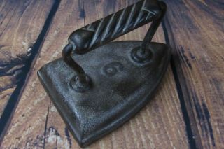 Antique Cast Iron Sad Pressing Iron 6 In Vintage