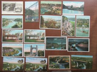 18 Post Cards Of High Bridge Kentucky