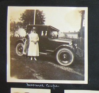 1906 Photo Album Photographs Los Angeles California Old Cars Vermont Ocean Women