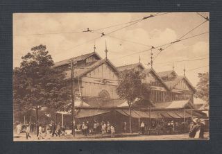 Burma 1900s Glass Fruit Bazaar American Baptist Mission Postcard